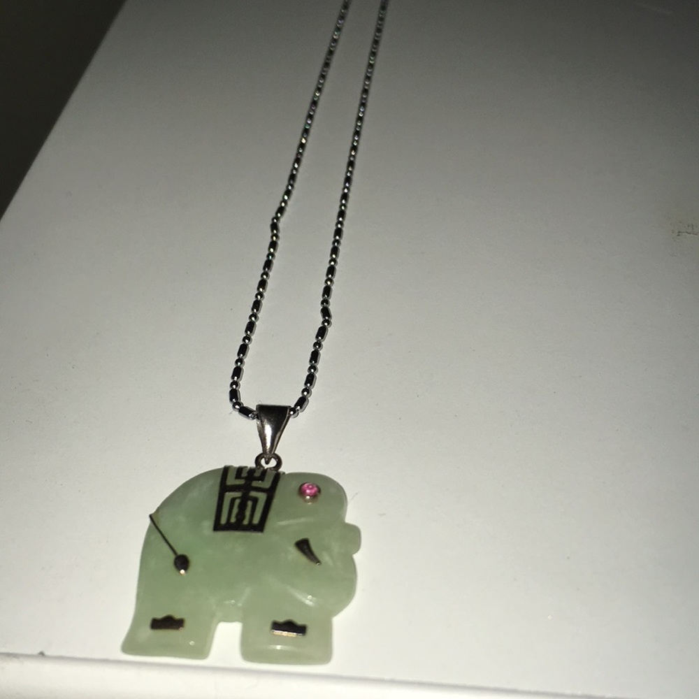 Real jade elephant?